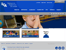 Tablet Screenshot of lexingtonchristian.org